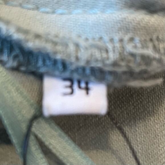 BALENCIAGA SLIM STRAIGHT LEG TWILL PANTS SOFT MINT GREEN EU 34 USA 2 - Picture 6 of 7